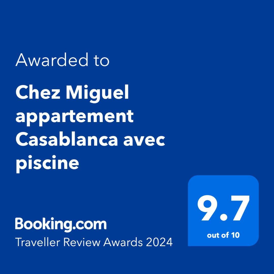 Chez Miguel Appartement Casablanca Avec Piscine Eksteriør bilde